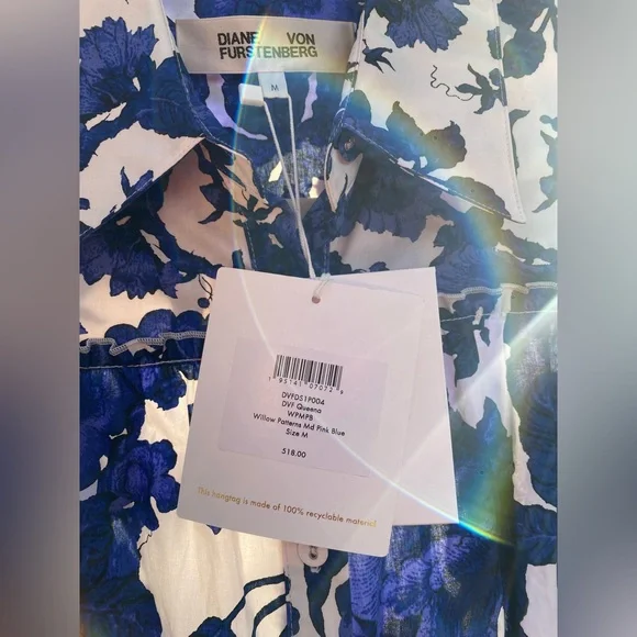 NWT Diane Von Furstenburg DVF ‘Queena’ Tiered Dress M/6– Easter Wedding Guest - Picture 9 of 12